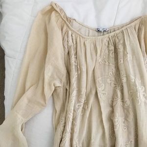 off the shoulder boutique long flowy sleeve